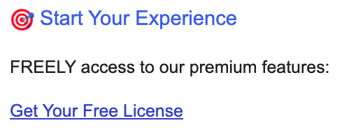 Email License Link - Get Your Free License