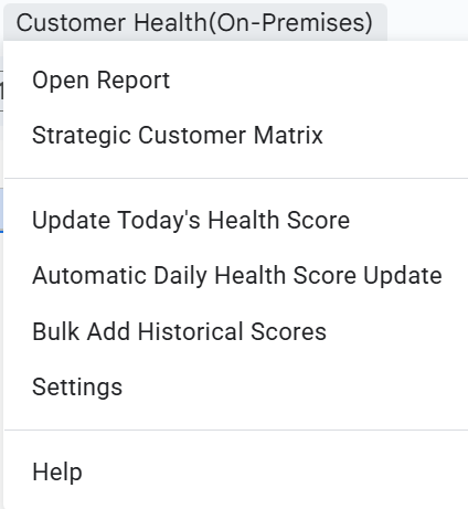 Pro Menu Interface